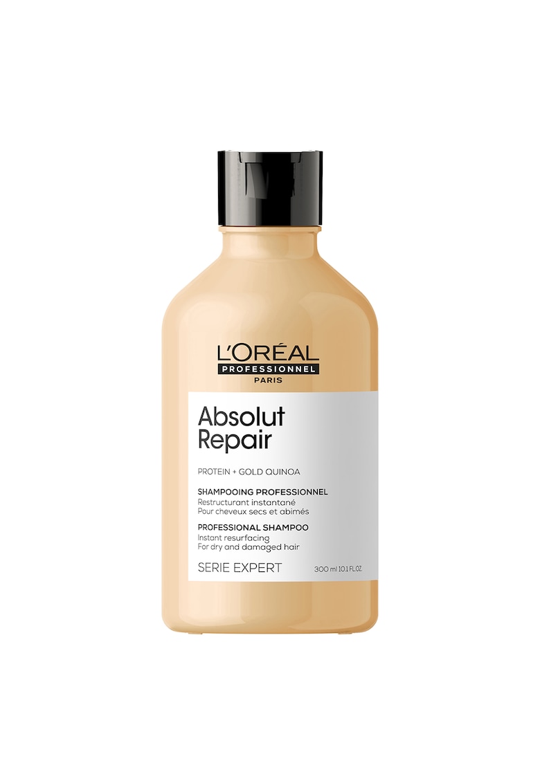 Sampon profesional - L’Oreal Professionnel Serie Expert Absolut Repair - pentru par uscat si deteriorat - cu tarate de quinoa aurie si proteine de grau