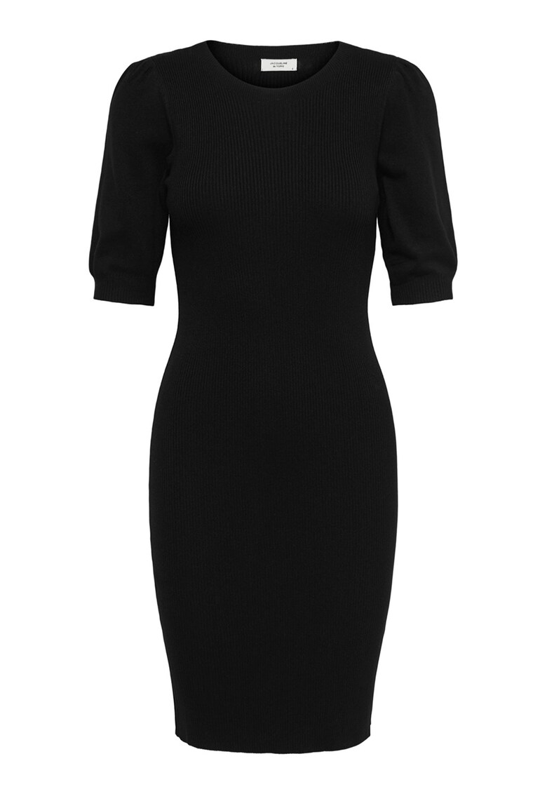 Rochie bodycon cu maneci bufante
