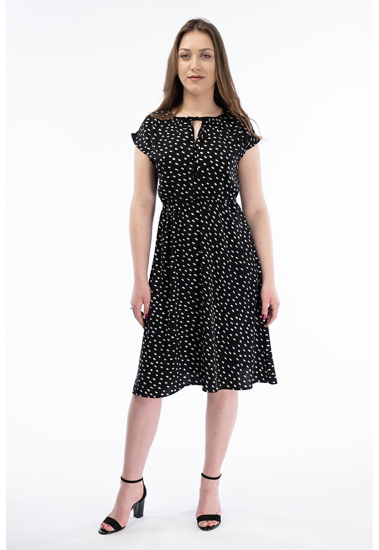 Rochie evazata cu imprimeu