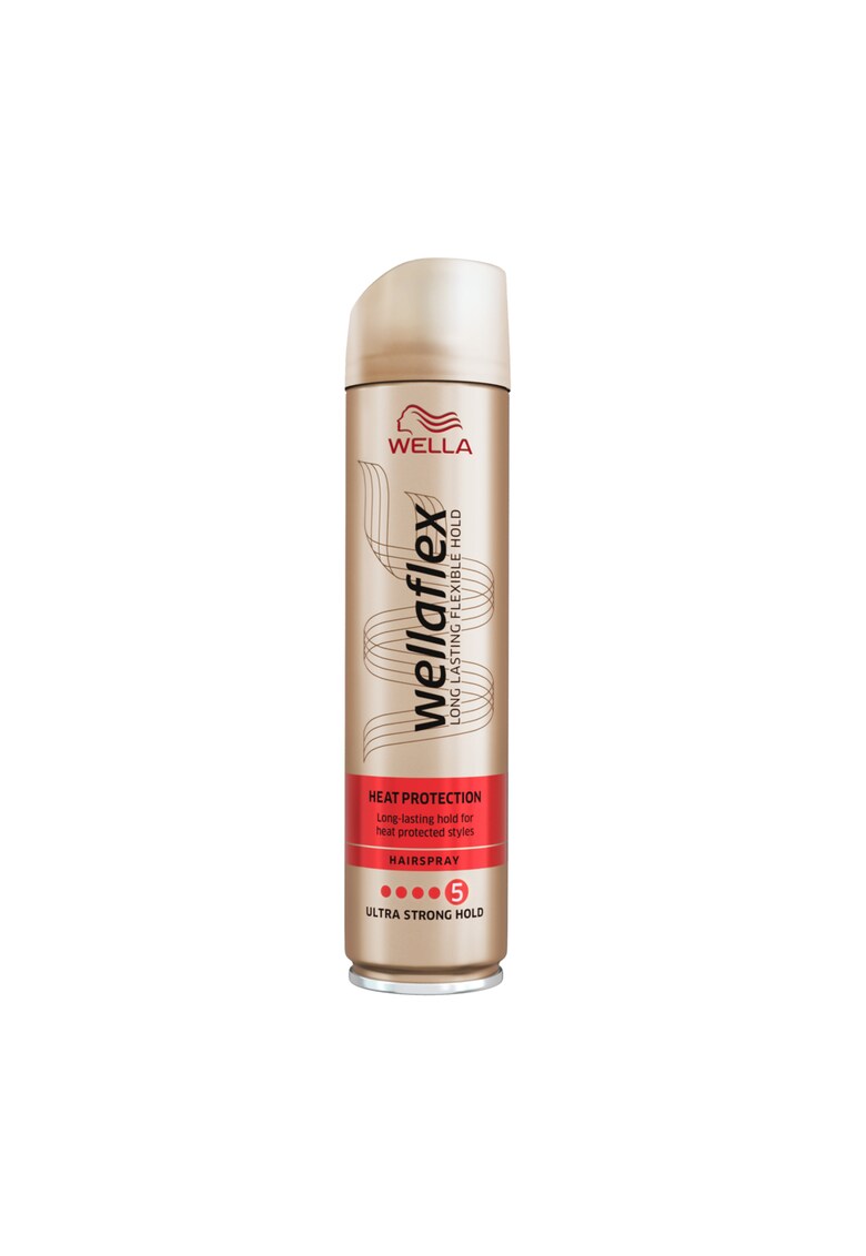 Fixativ Wellaflex Heat Protection pentru fixare foarte puternica - 250 ml