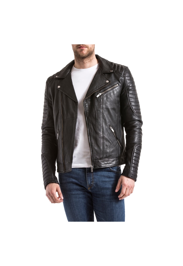 Jacheta biker barbati ZAMBEZI - Piele Jacheta biker barbati ZAMBEZI - Piele