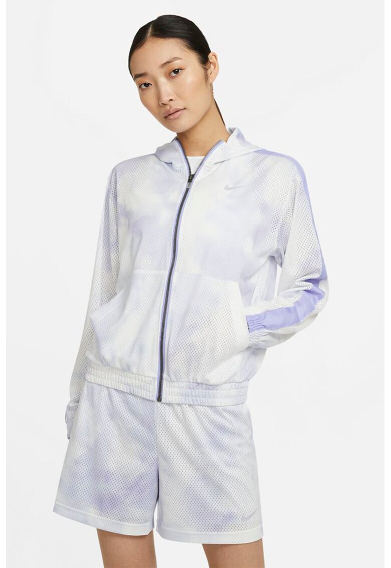 Jacheta de plasa cu aspect tie-dye Icon Clash fashiondays.ro imagine noua