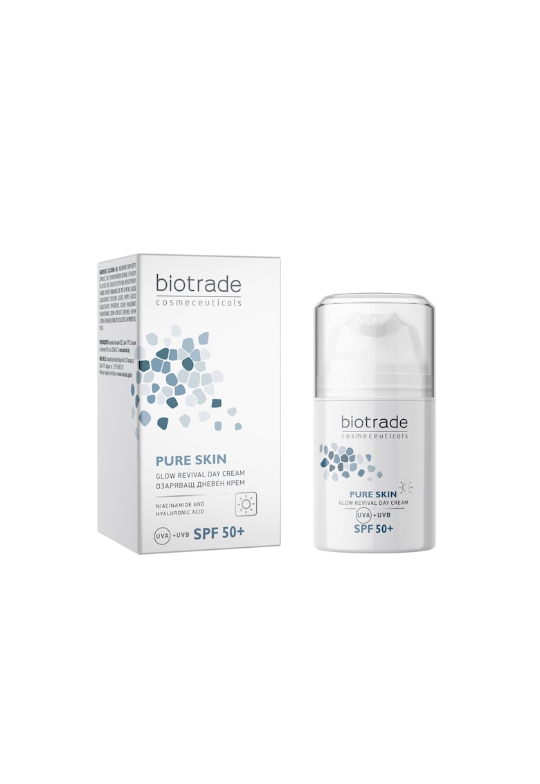Crema iluminatoare de zi cu niacinamida si acid hialuronic SPF50+ Pure Skin - 50ml -