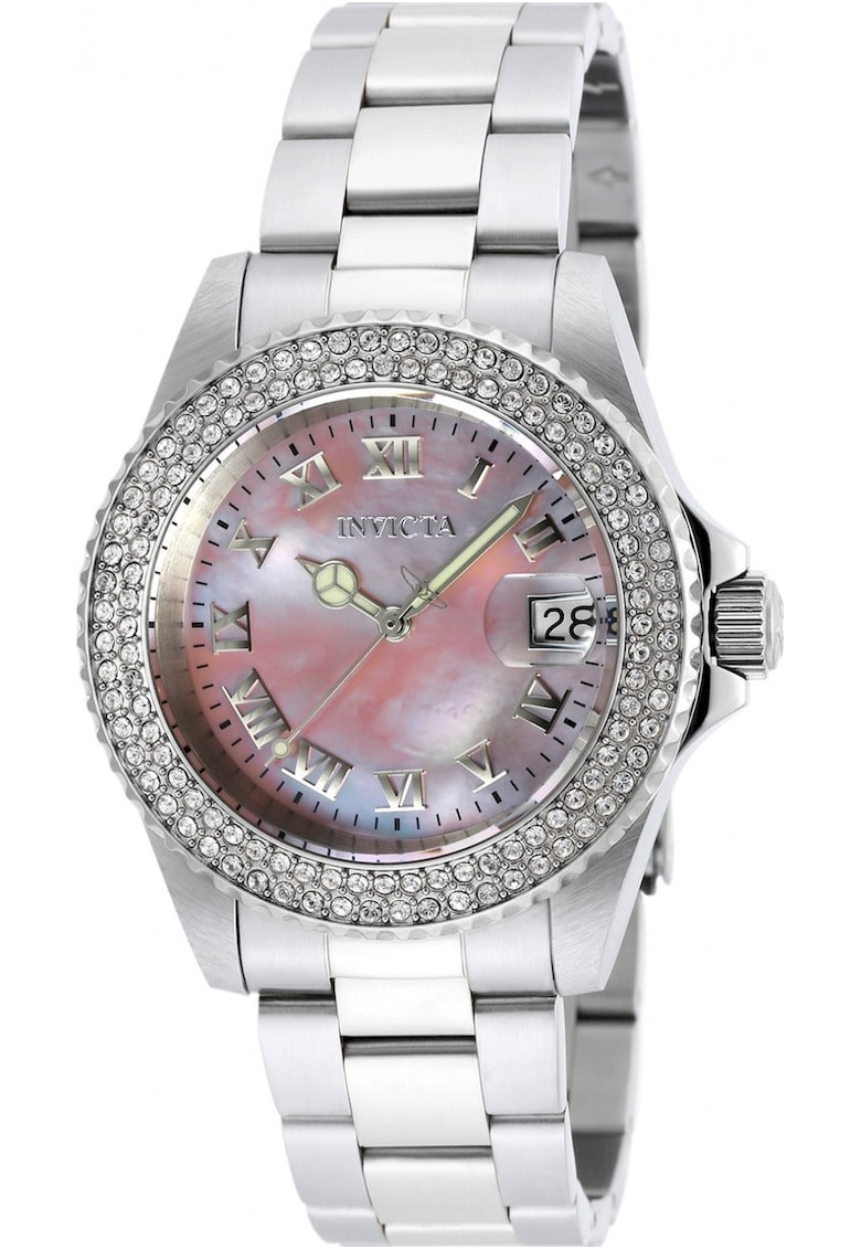 Ceas analogic - 19874 - Quartz - Cronograf - 40 mm - Argintiu