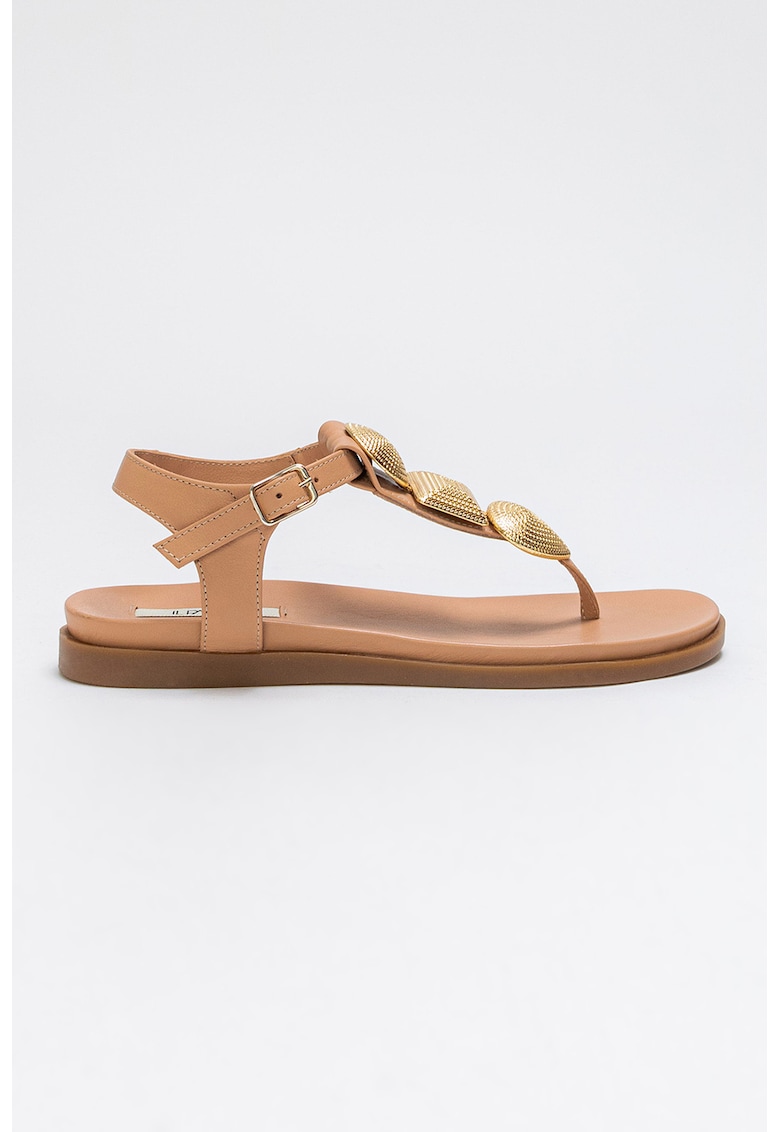 Sandale din piele cu elemente decorative Maia fashiondays.ro imagine promotii 2022