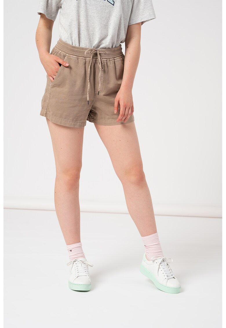 Pantaloni scurti din amestec de lyocell cu talie ajustabila