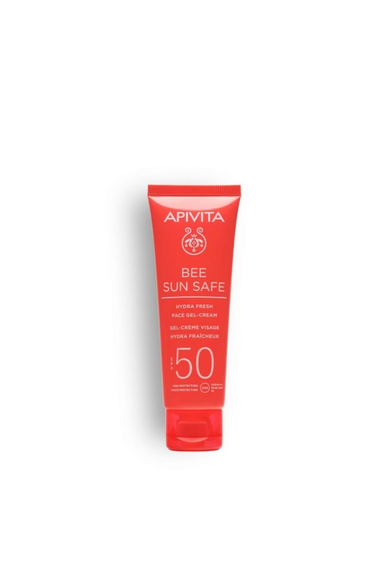 Crema-gel colorata cu protectie solara SPF50 si textura lejera - Bee Sun Safe 50 ml