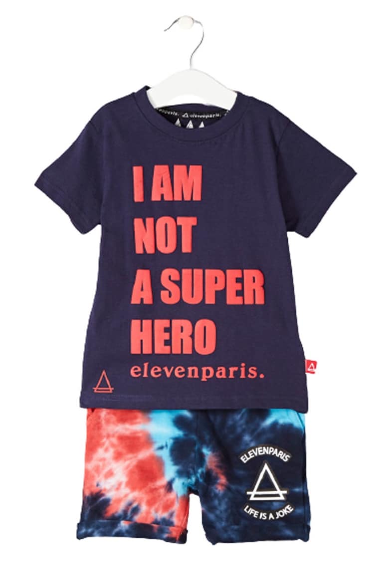 Set de pantaloni scurti si tricou - Albastru