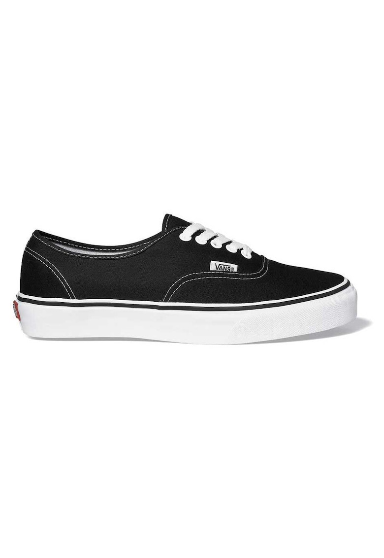 Tenisi unisex de panza cu cusaturi discrete Authentic - Negru