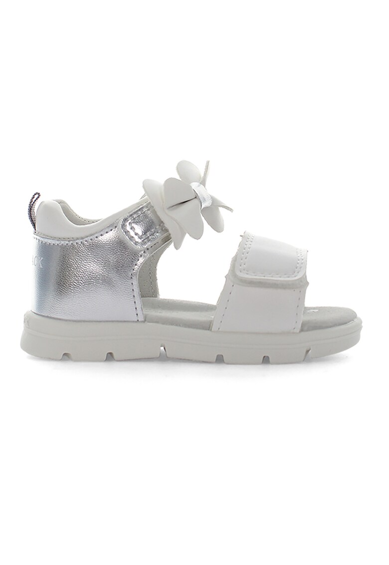Sandale cu velcro de piele ecologica