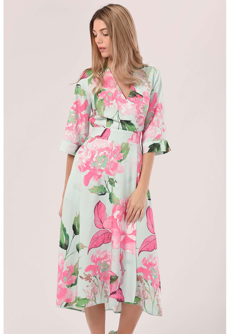 Rochie midi cu cordon pe partea din spate