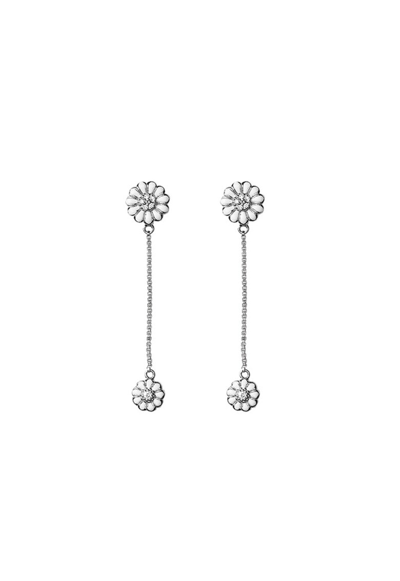 Cercei drop din argint 925 decorati cu topaze Christina Jewelry&Watches poza noua reduceri 2022