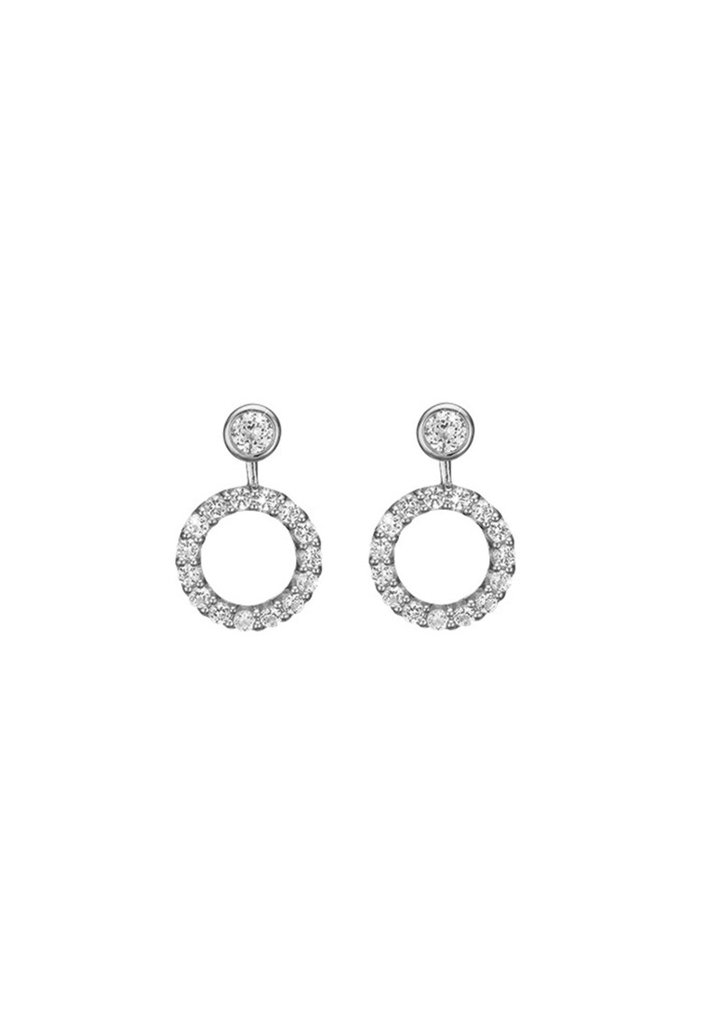 Cercei drop din argint 925 decorati cu topaze Christina Jewelry&Watches poza noua reduceri 2022