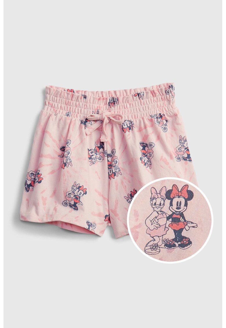 Pantaloni scurti de bumbac organic cu model Minnie Mouse 2023 ❤️ Pret Super fashiondays imagine noua 2022