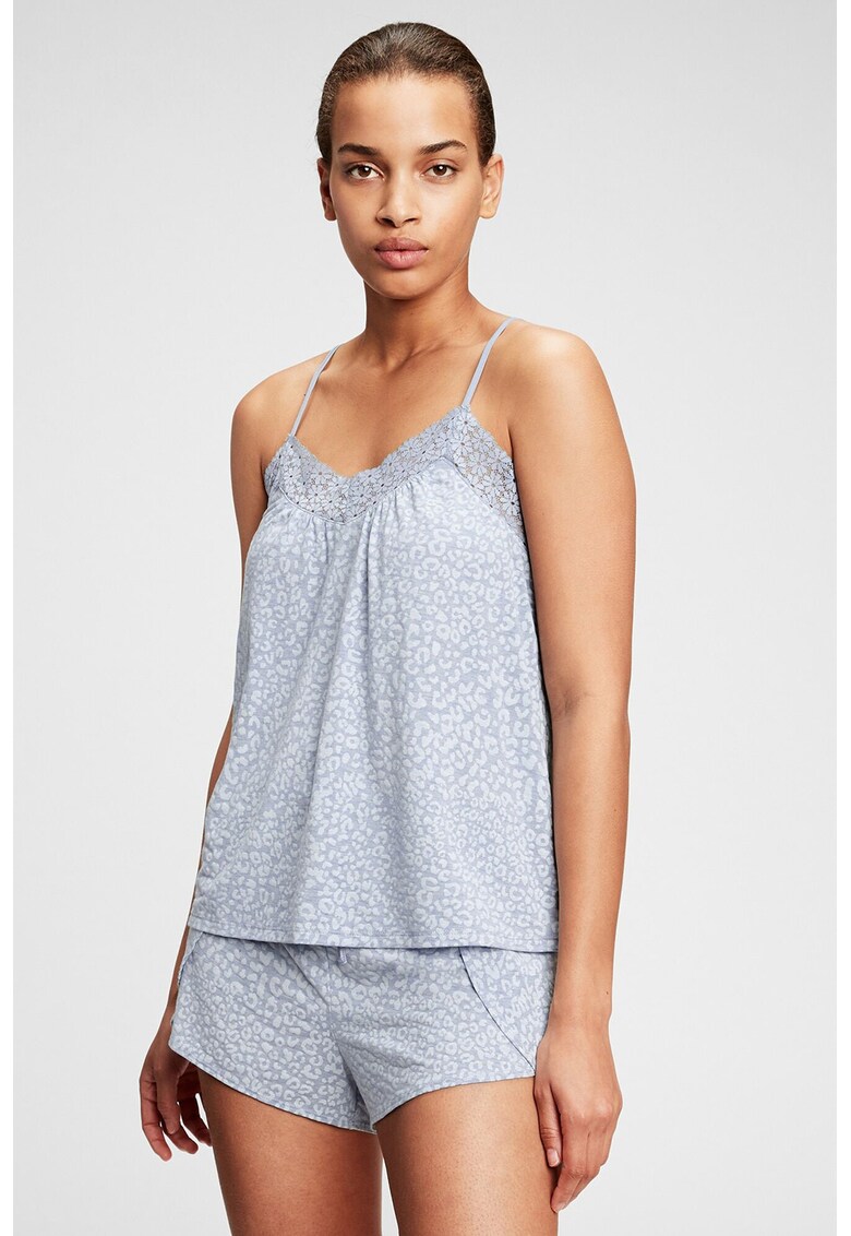 Top de pijama din amestec de modal