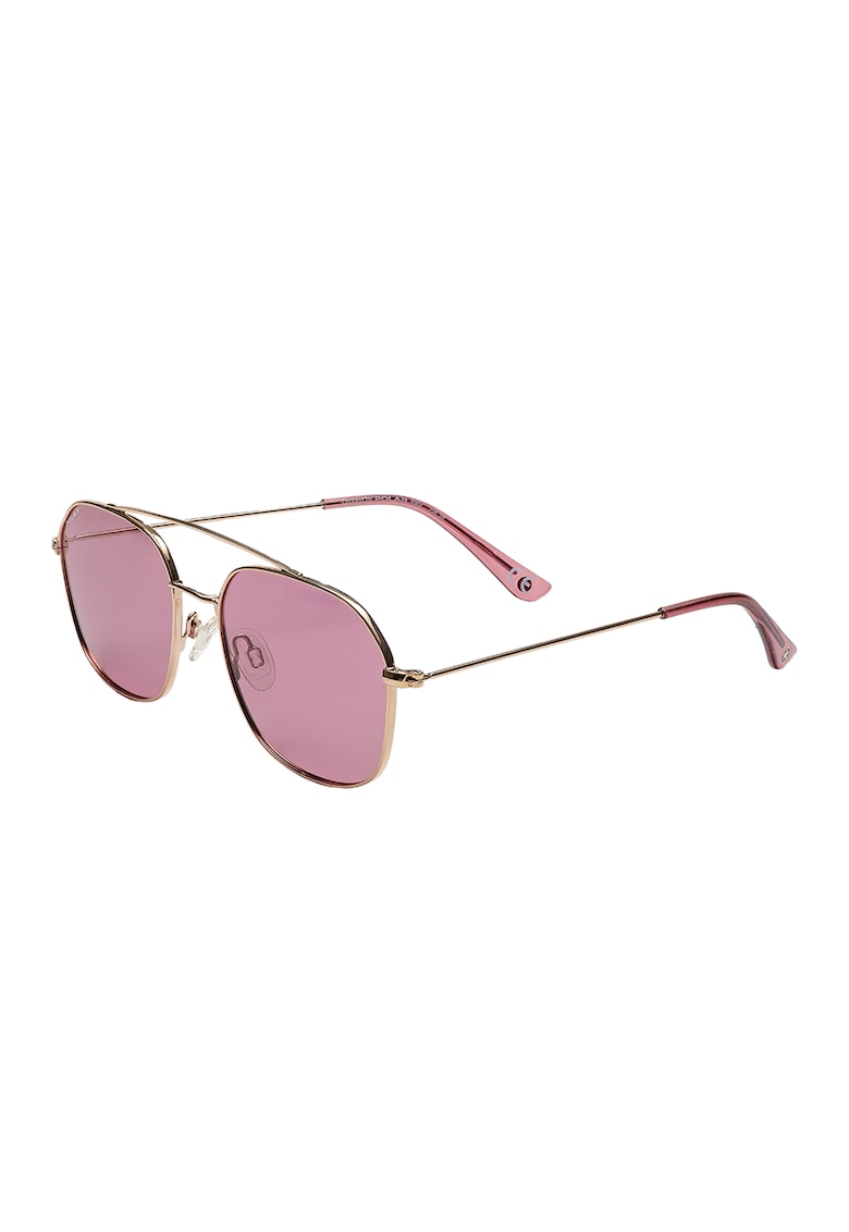 Ochelari de soare aviator unisex cu lentile polarizate si rama metalica Billy