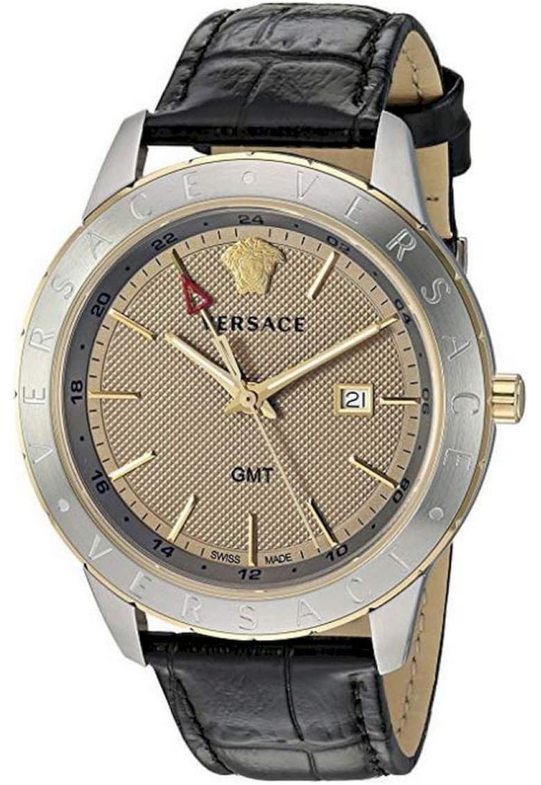 Ceas barbatesc 43 mm - Argintiu/Auriu