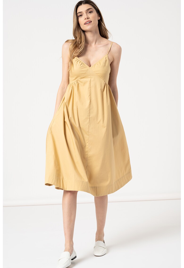 Rochie midi cu talie Empire