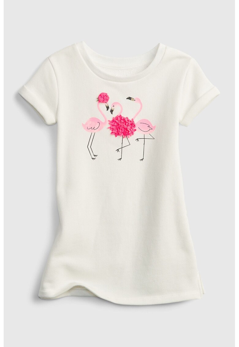 Rochie-tricou cu imprimeu