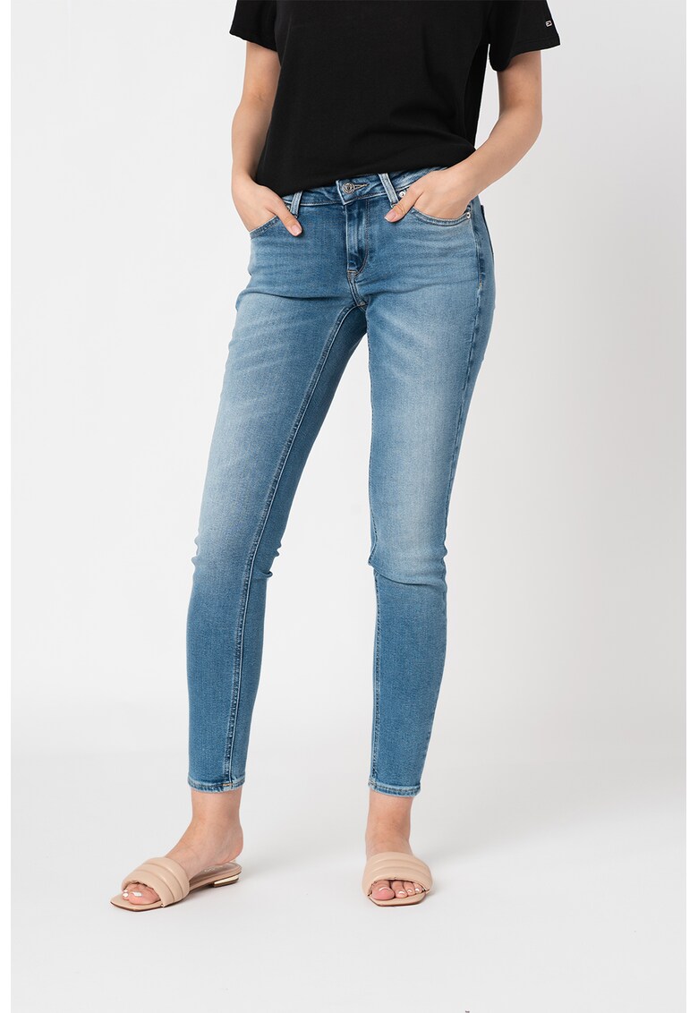 Blugi skinny cu talie joasa Sophie