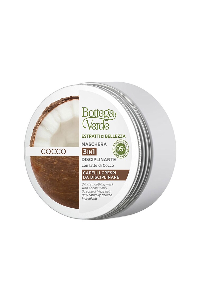 Masca pentru par 3 in 1 - cu lapte de nuca de cocos - Estratti di Bellezza - 200 ML -