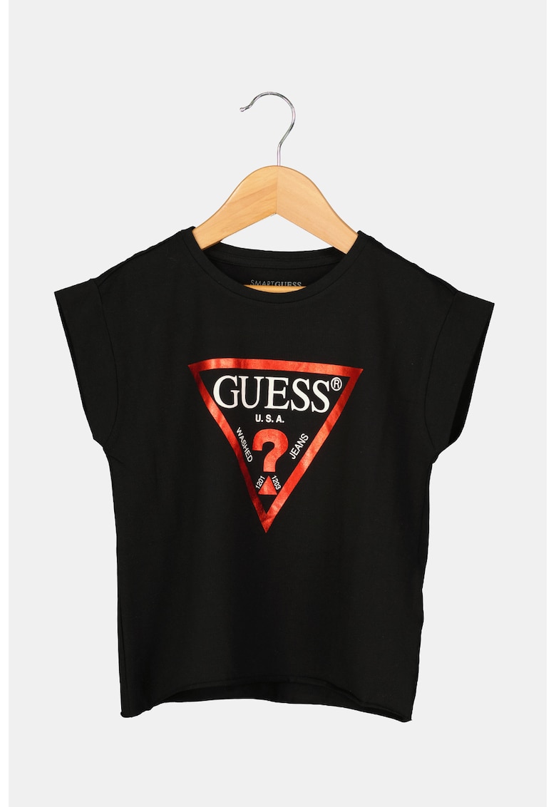 Guess - Tricou cu imprimeu logo