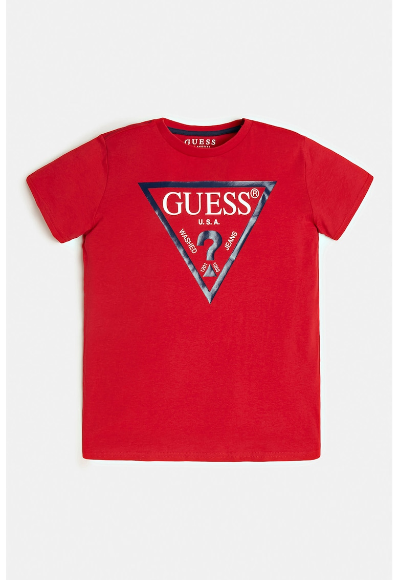 Tricou de bumbac organic cu imprimeu logo Tricou de bumbac organic cu imprimeu logo