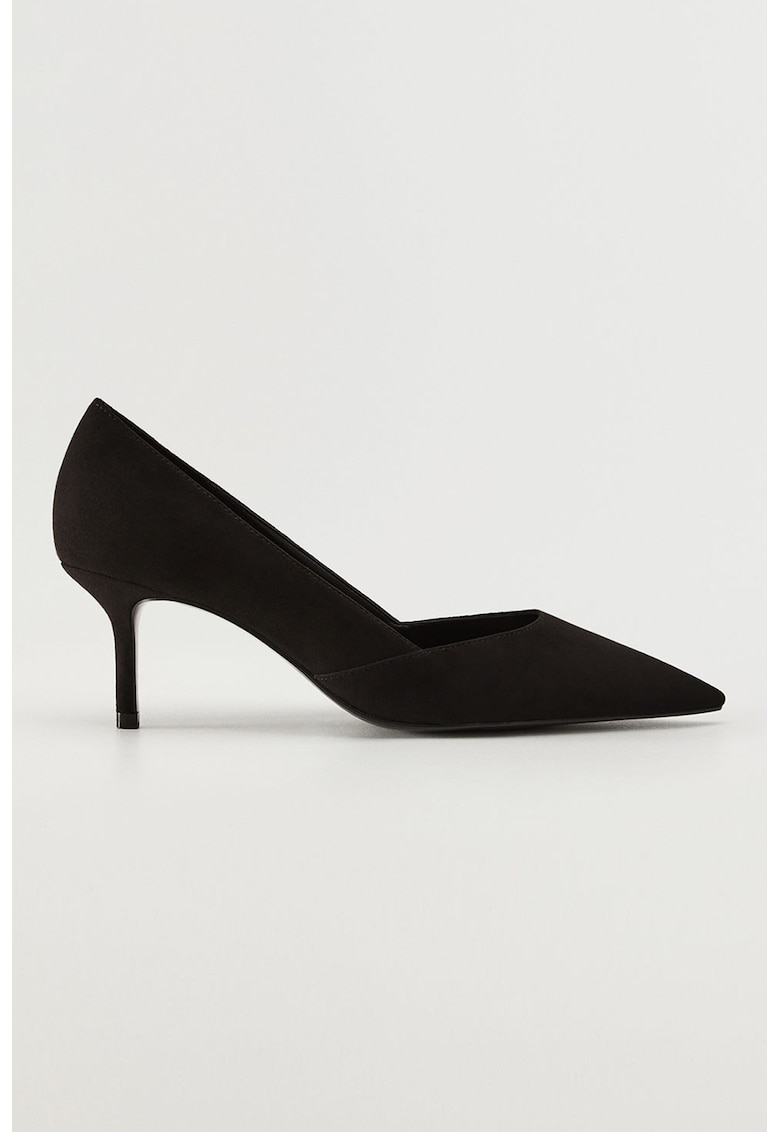 Pantofi de piele intoarsa sintetica cu varf ascutit Week
