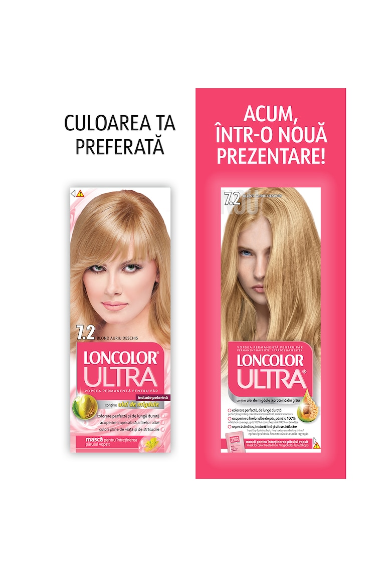 Vopsea de par permanenta Ultra - 100 ml