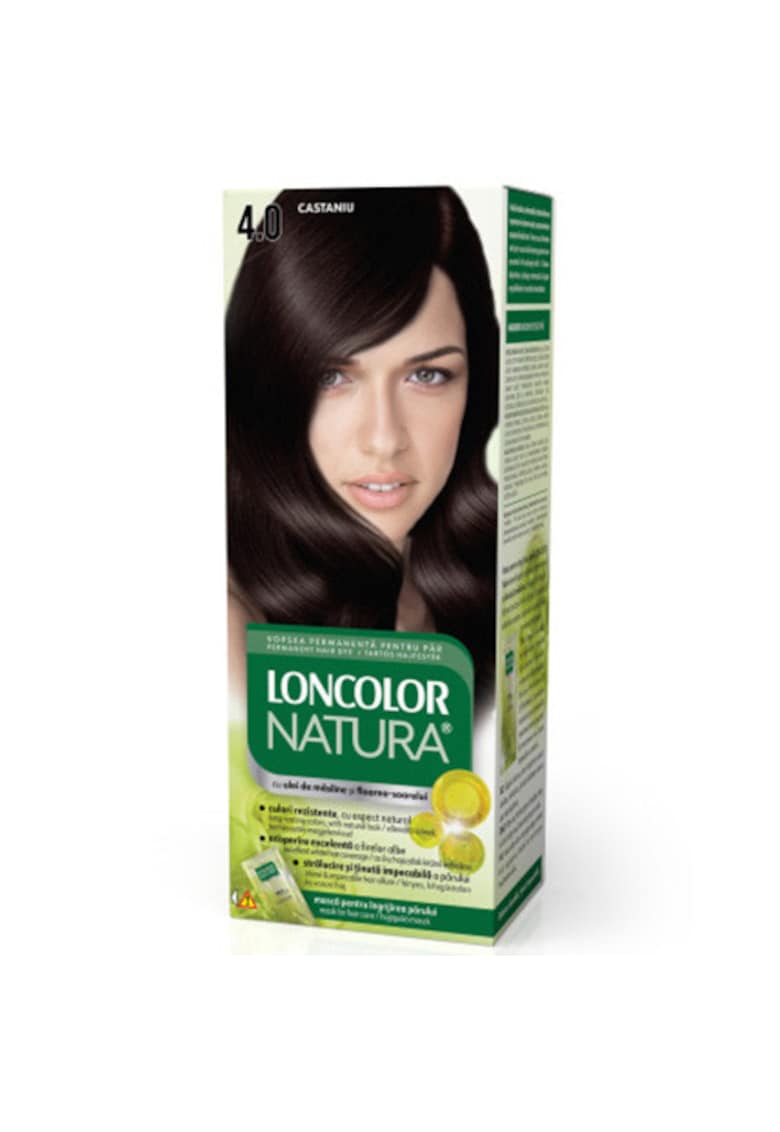 Vopsea de par permanenta Natura - 100 ml - 4.0