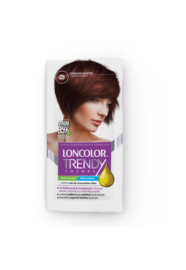 Vopsea de par semi-permanenta fara amoniac Trendy Colors - 50 ml - C5