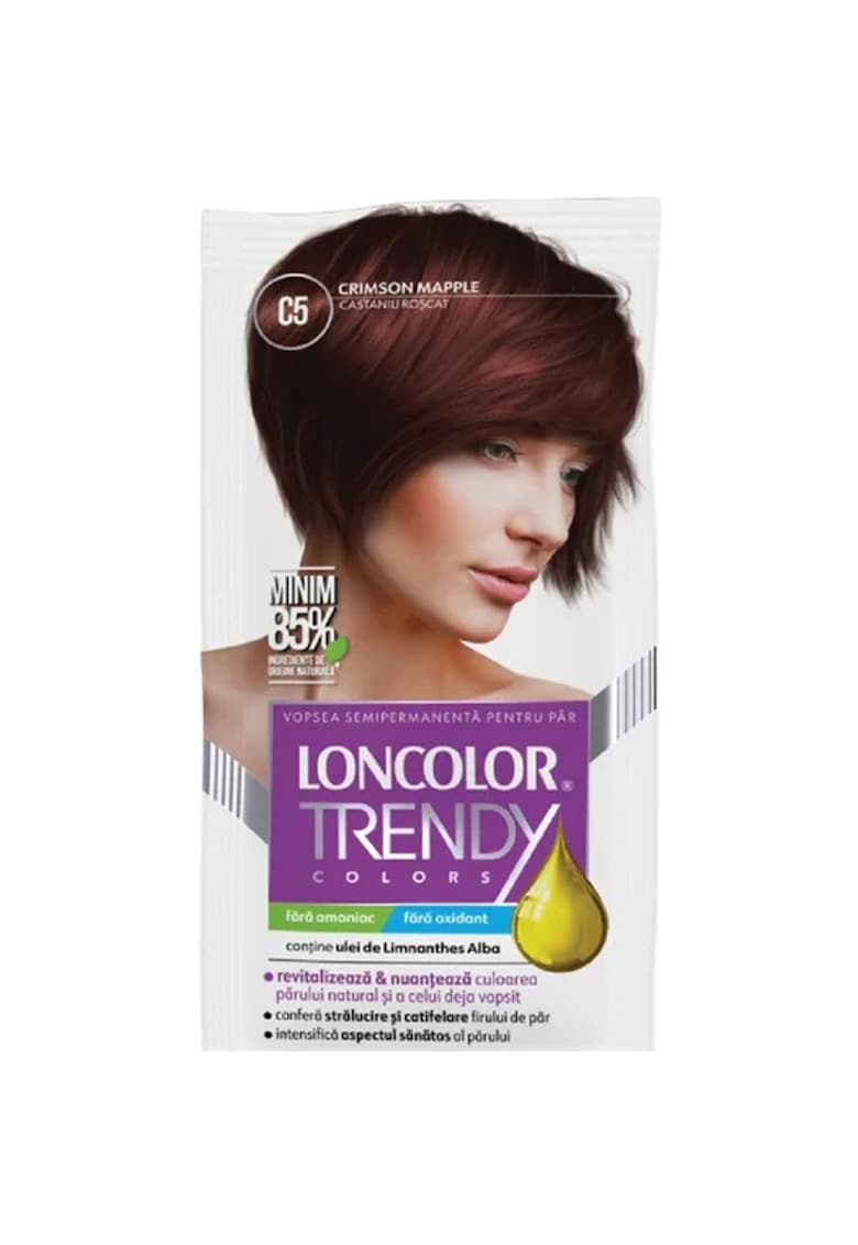 Vopsea de par semi-permanenta fara amoniac Trendy Colors - 50 ml - C5