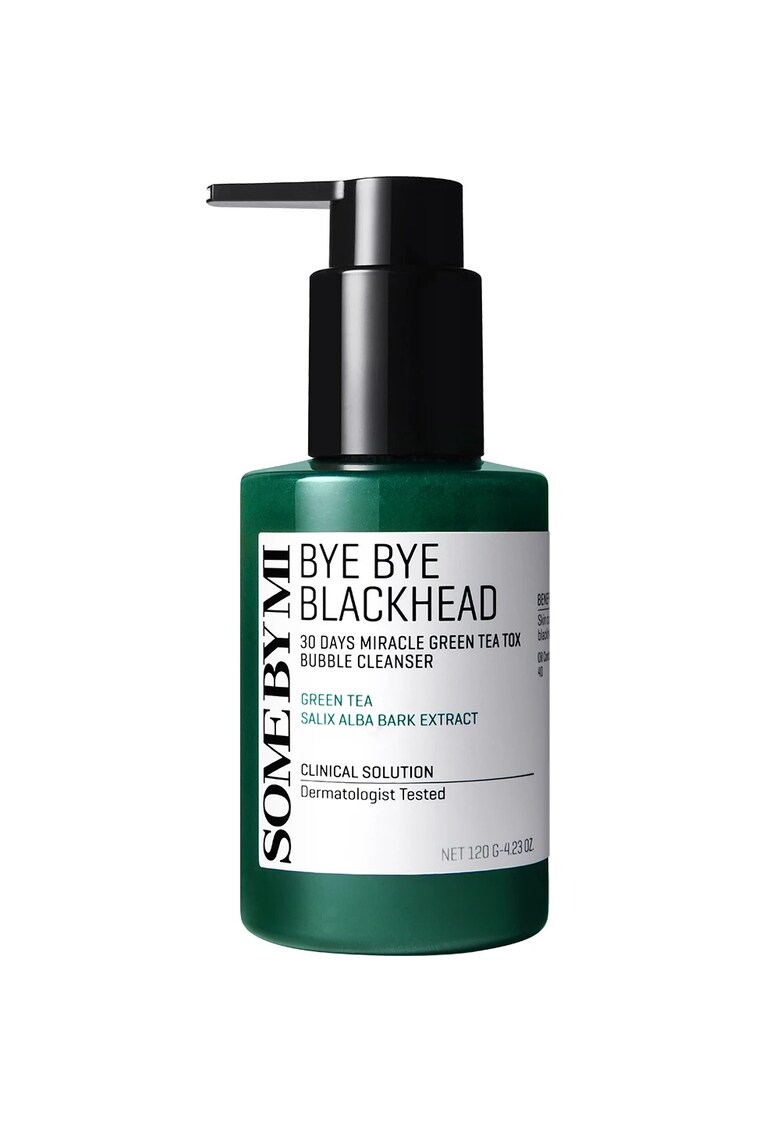 Trouble line - Spuma de curatare anti-puncte negre cu ceai verde - 120g -