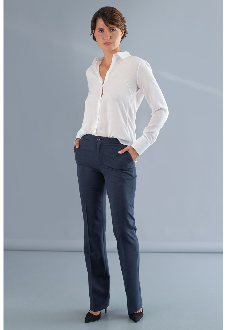 Pantaloni eleganti cu detaliu cu pensa fashiondays.ro imagine noua