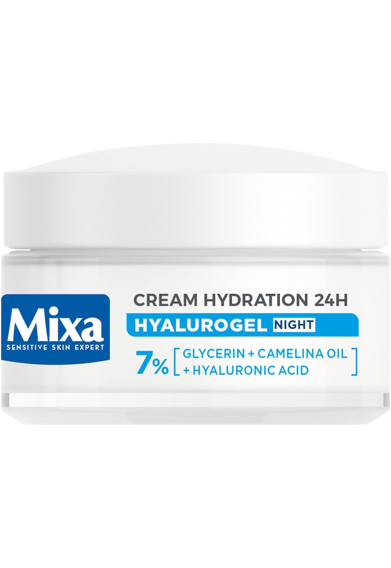 Crema-masca hidratanta de noapte Hyalurogel Night pentru pielea sensibila - deshidratata - cu aspect obosit - 50 ml