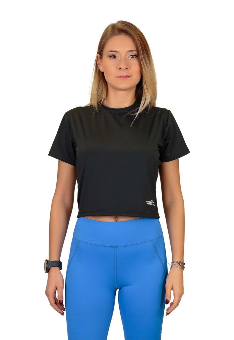 The Womens Locker Tricou crop pentru yoga