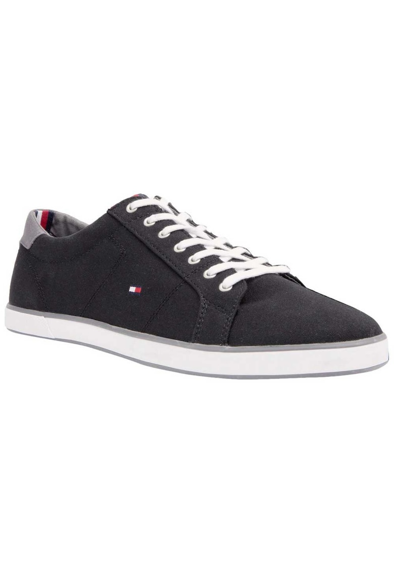 Tenisi - Canvas Lace Up - Negru - Negru