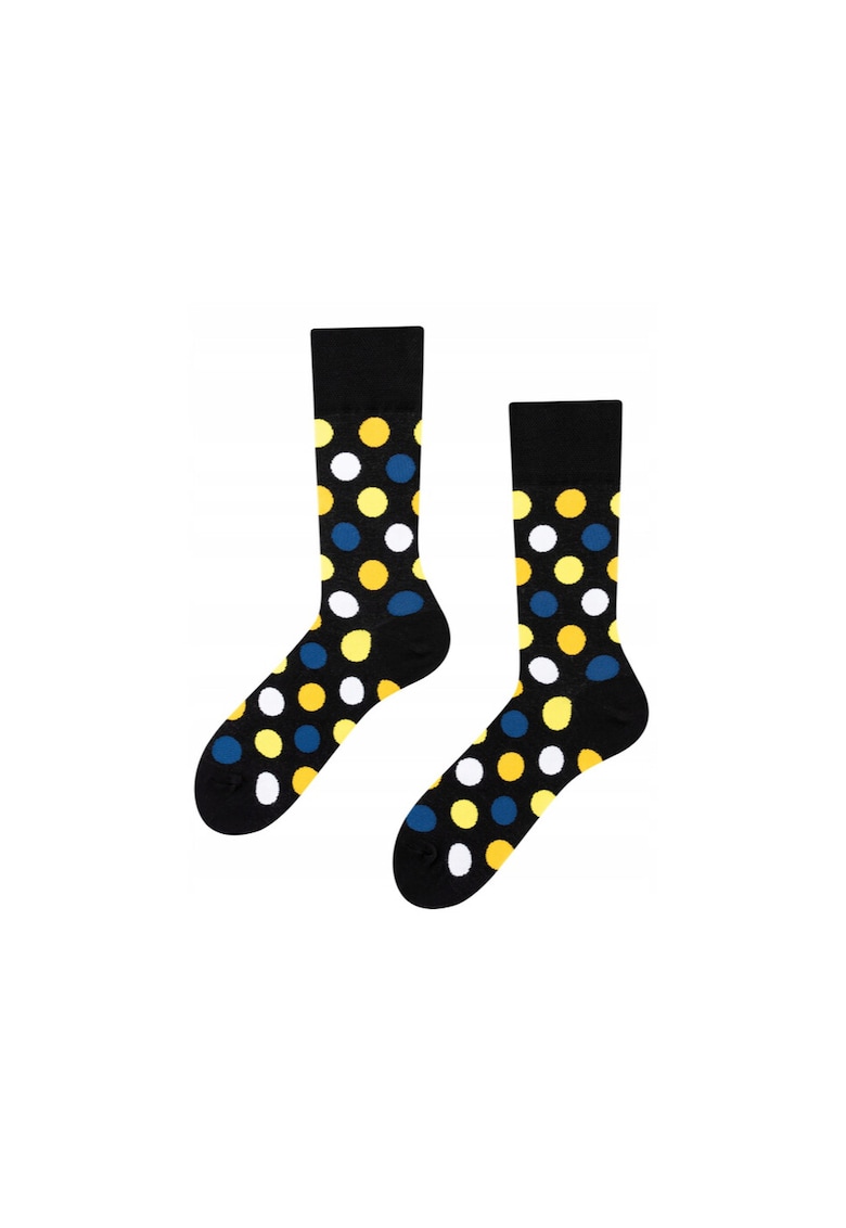 Sosete lungi barbatesti -  Imprimeu cu buline - Multicolor