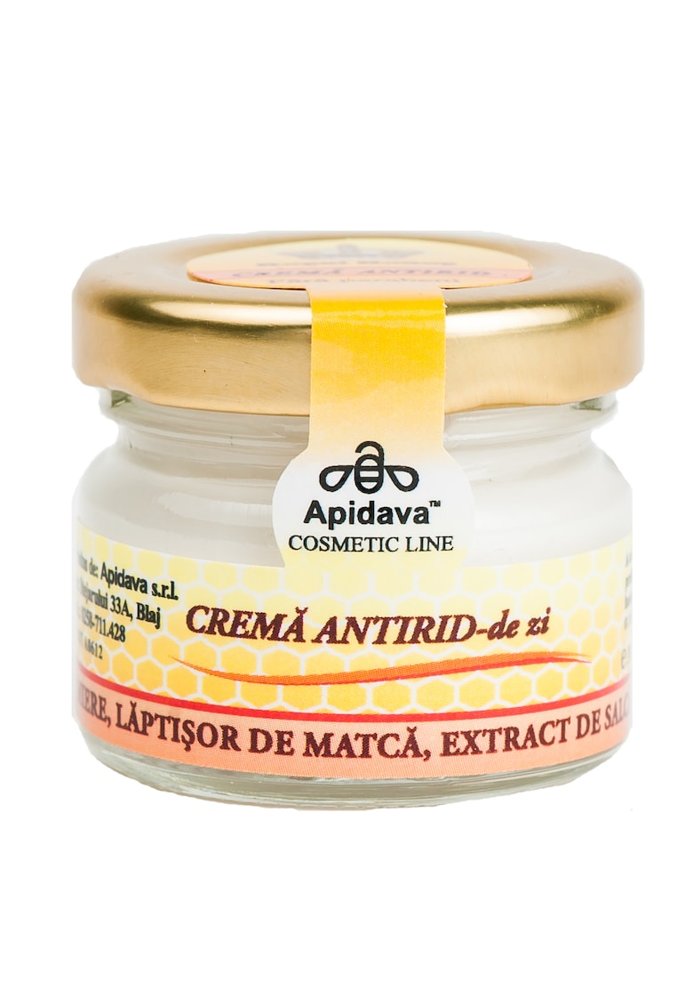 Crema antirid de zi Apidava cu miere - laptisor de matca si extract de salcam - 30 ml