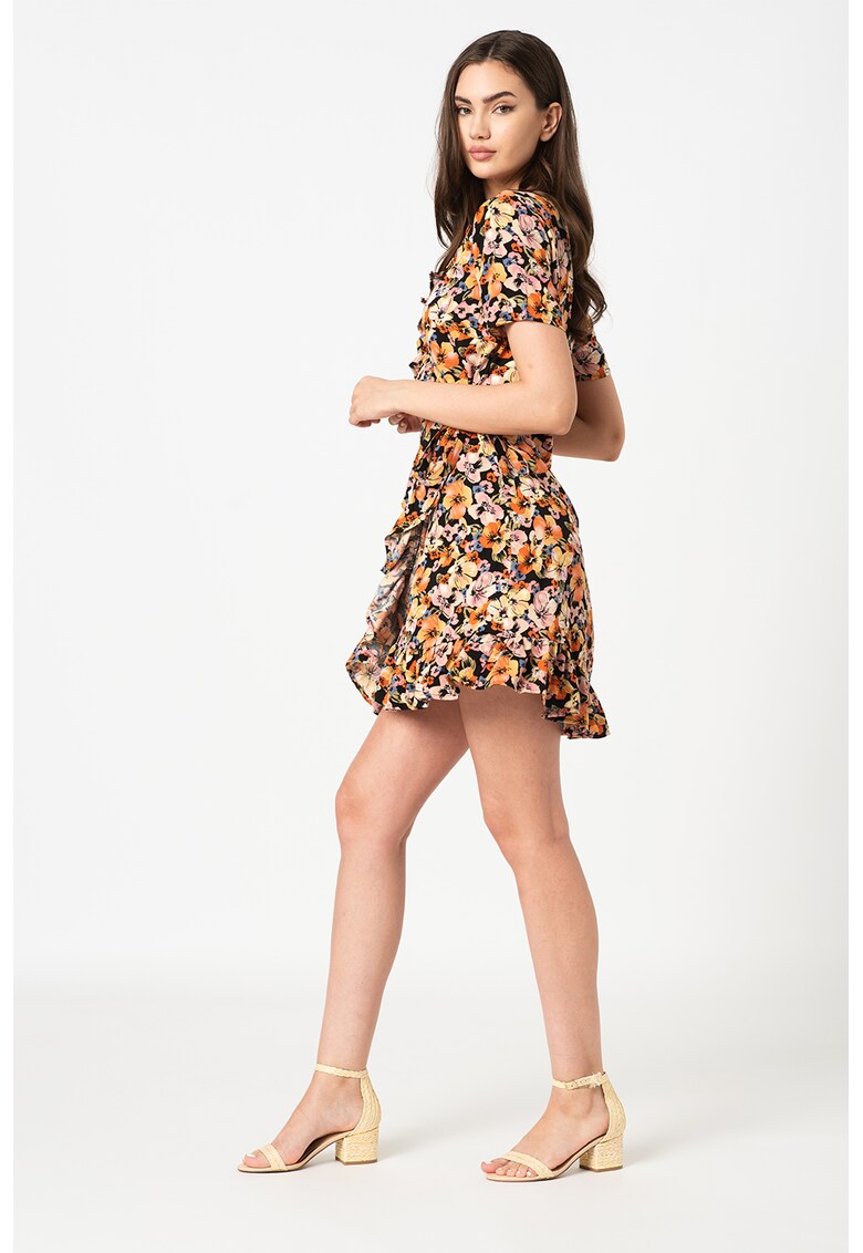Rochie petrecuta cu imprimeu floral Alma