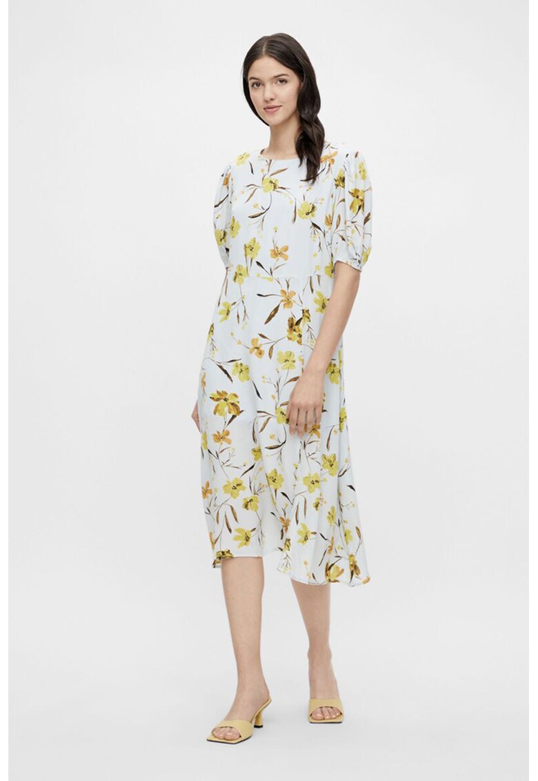 Rochie midi cu imprimeu floral