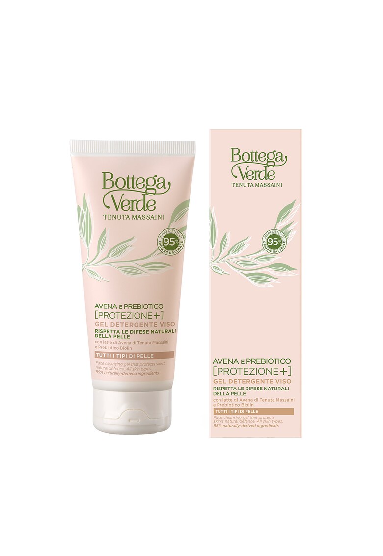 Gel de curatare - delicat - cu lapte de ovaz de la Domeniul Massaini si Biolin Prebiotic - Avena e Prebiotico - 100 ML -