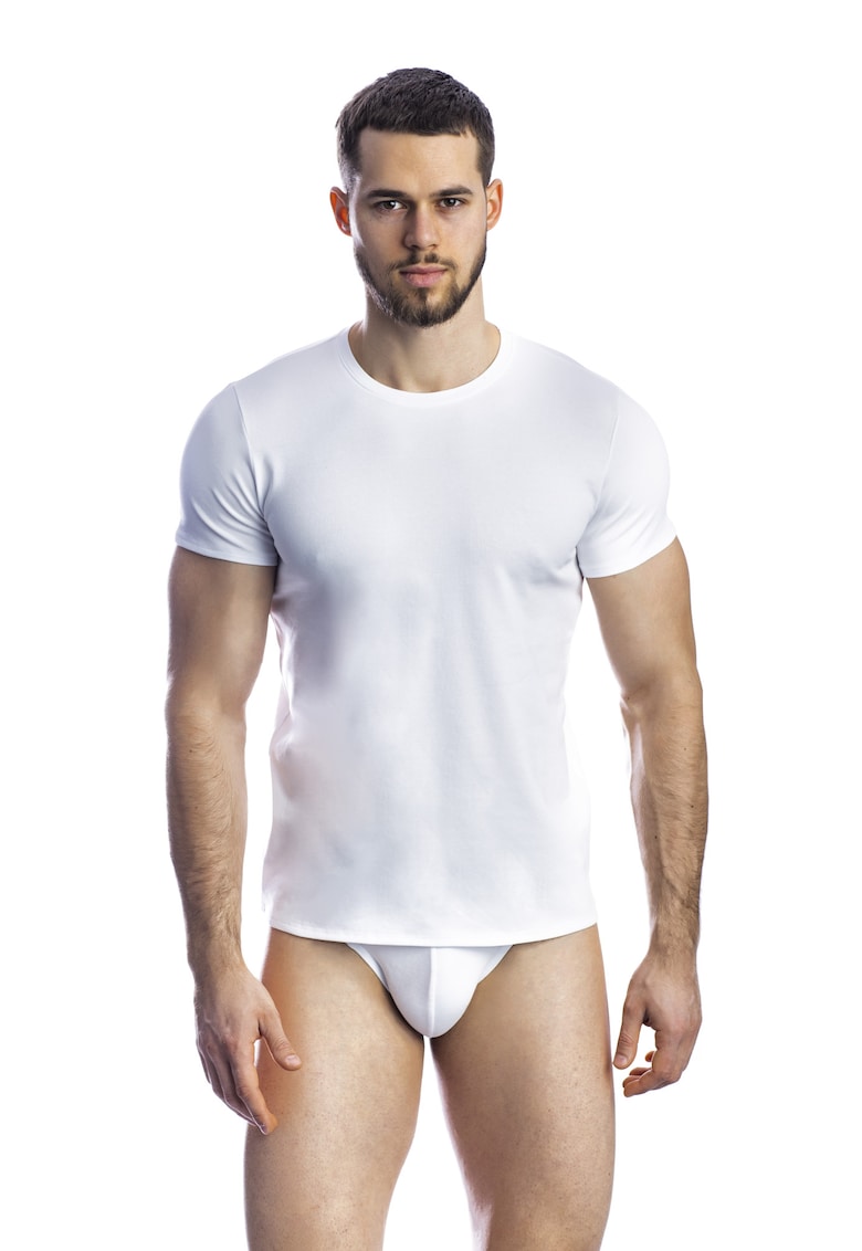 Tricou maneca scurta TB01 - Alb