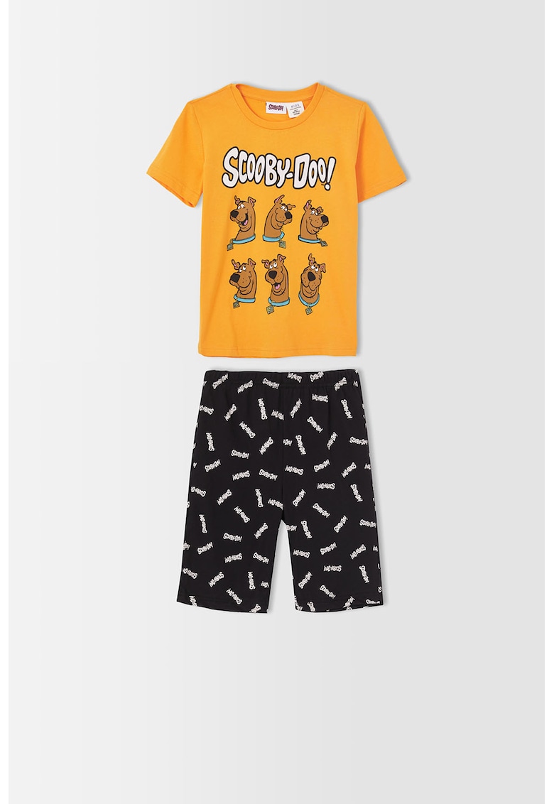Pijama scurta cu imprimeu Scooby Doo