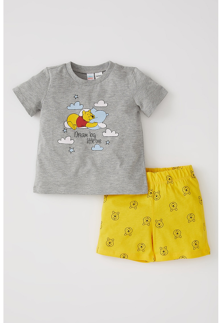 Pijama cu imprimeu Winnie The Pooh