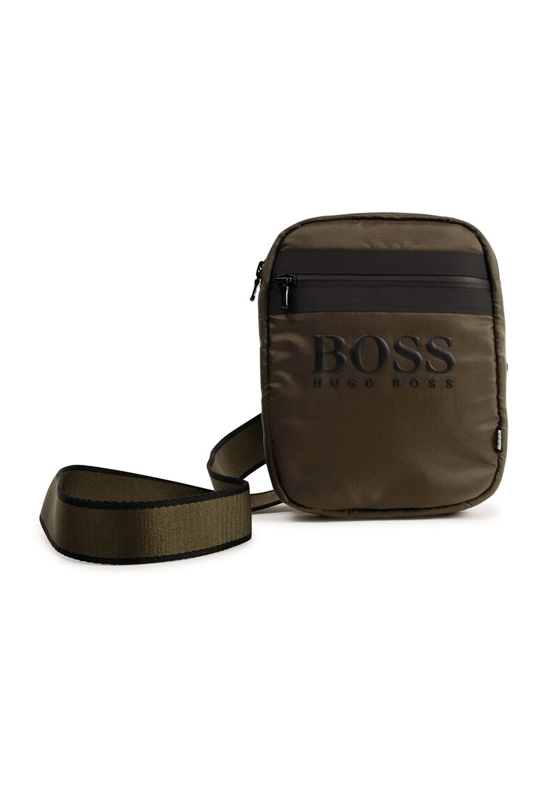 Geanta crossbody cu broderie logo