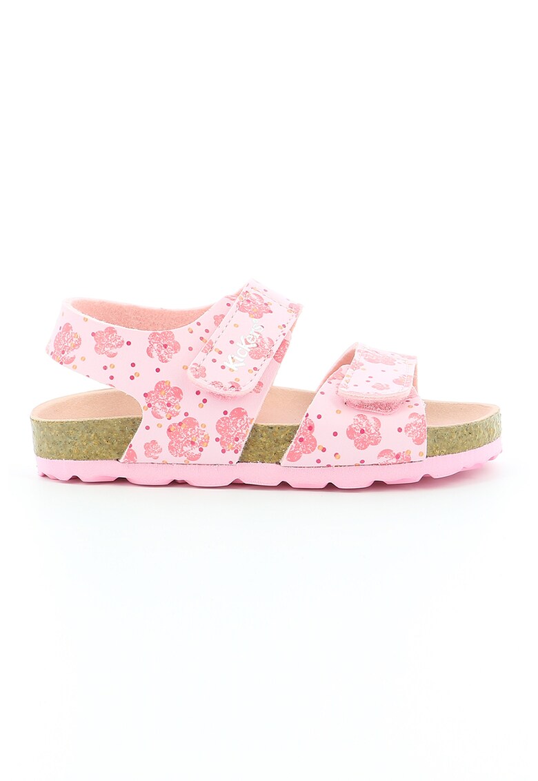 Sandale de piele ecologica cu velcro
