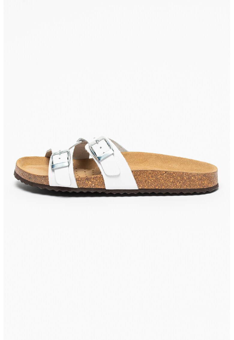 Papuci de piele cu barete incrucisate Brionia