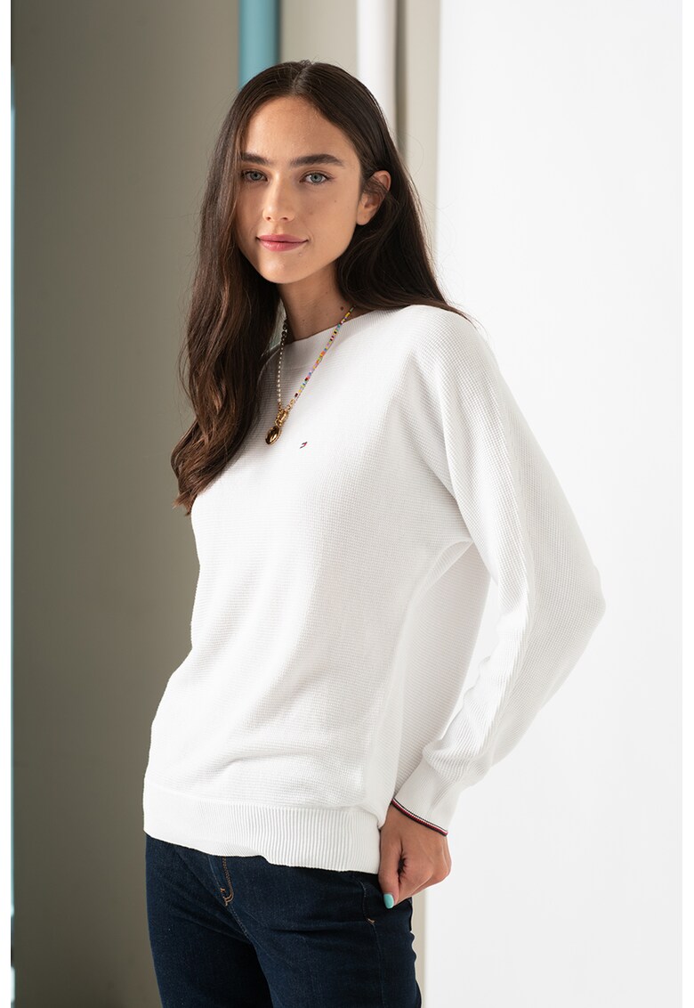 Pulover de bumbac organic cu logo