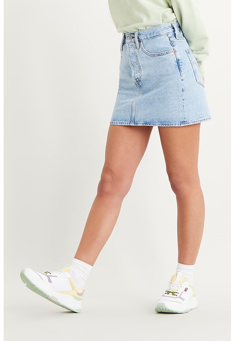 Fusta mini de denim Ribcage